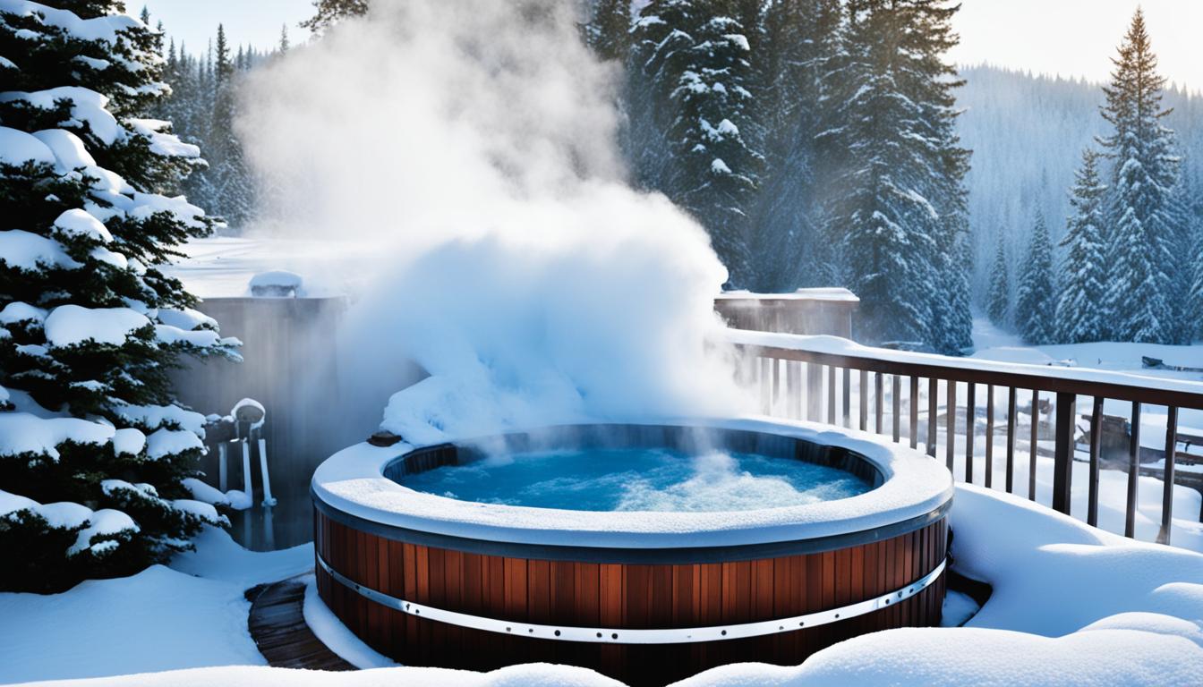 draining a hot tub for winter