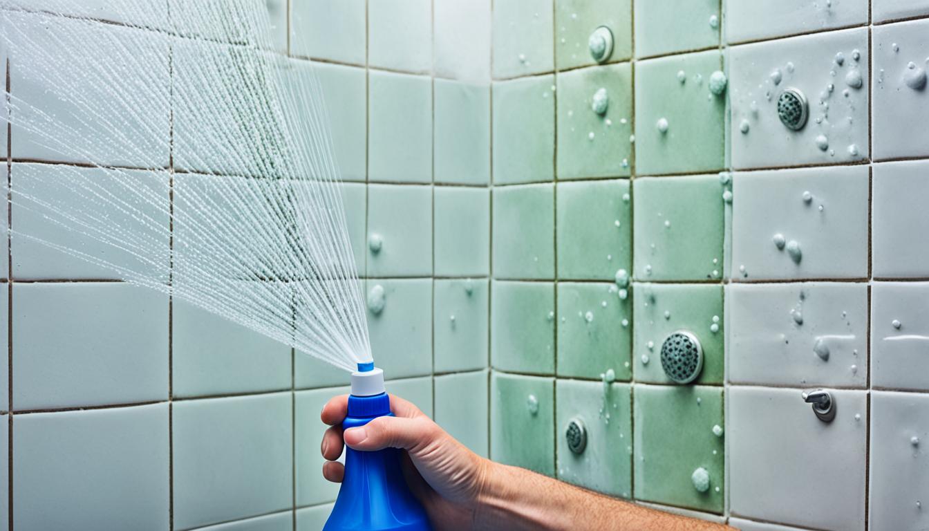 how to clean hard water stains in shower