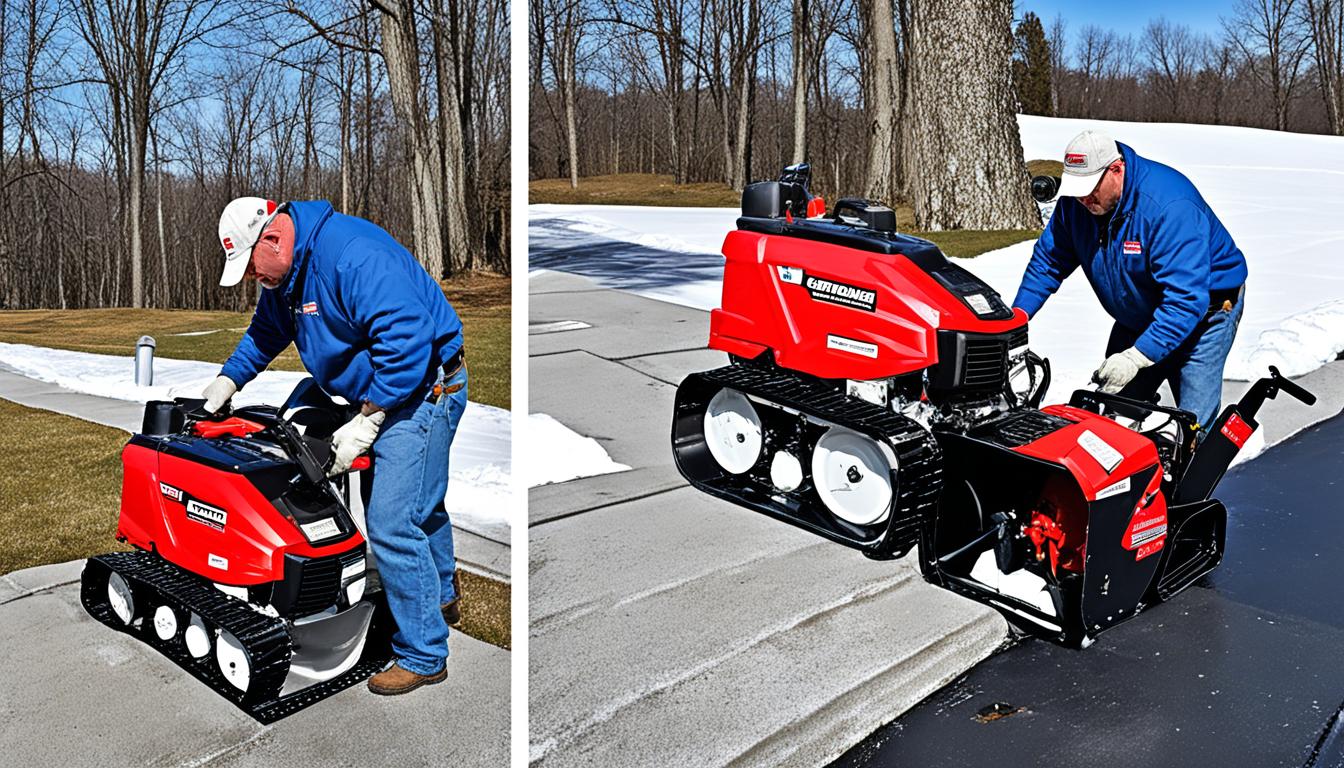 how to drain gas from snowblower