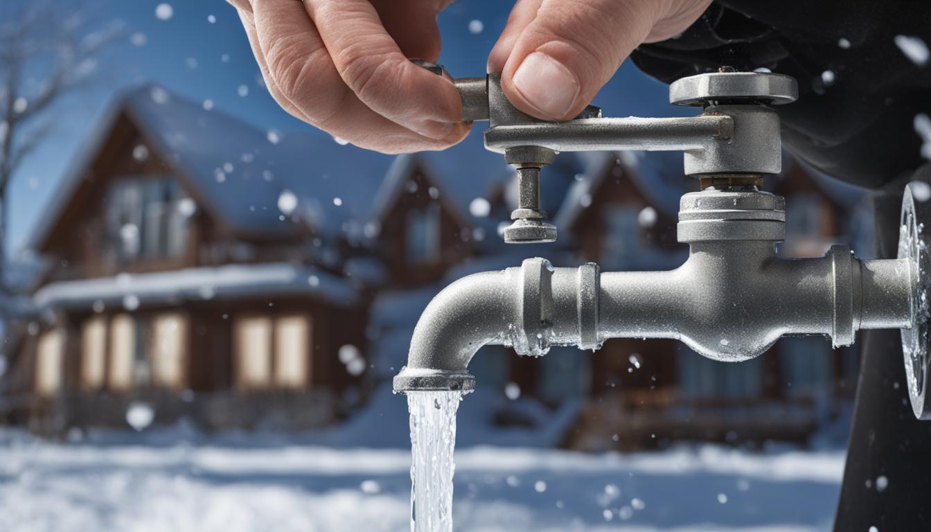 how to drain pipes for winter