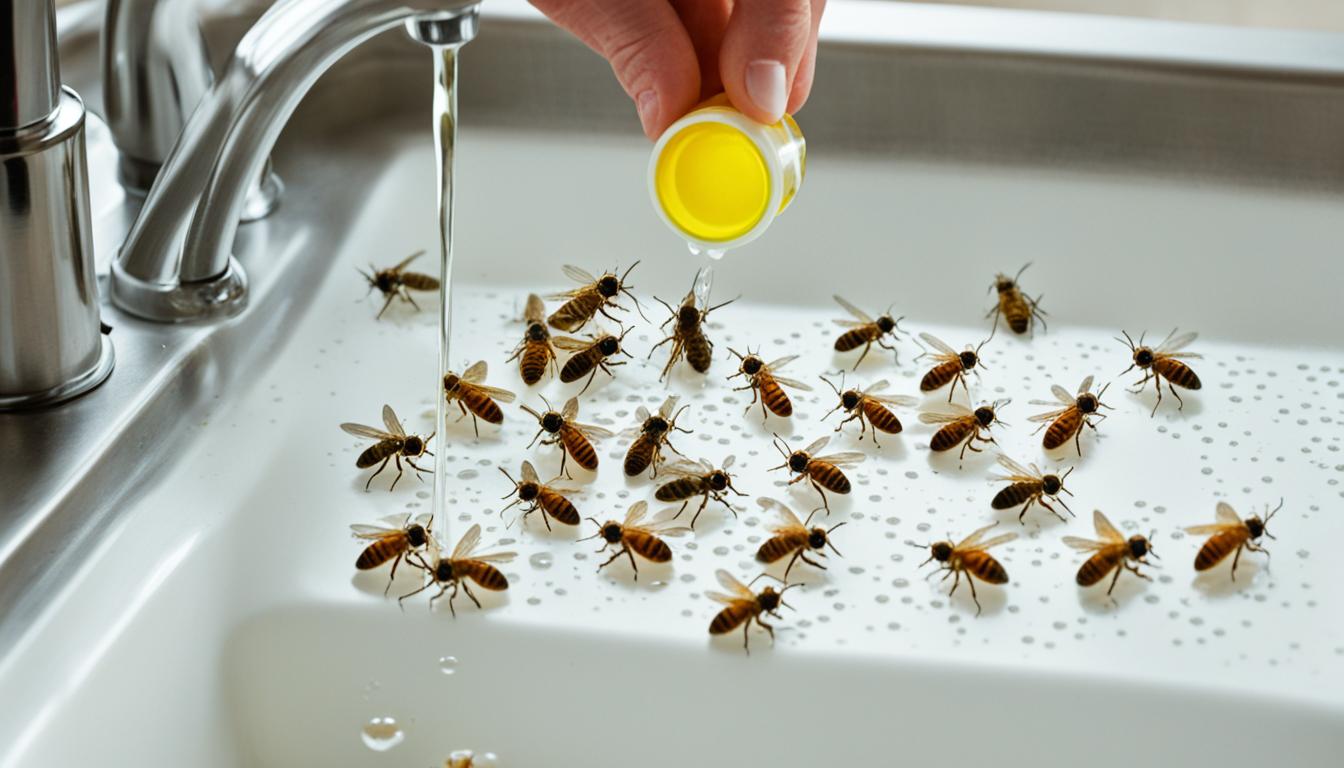 how to get rid of fruit flies in drain