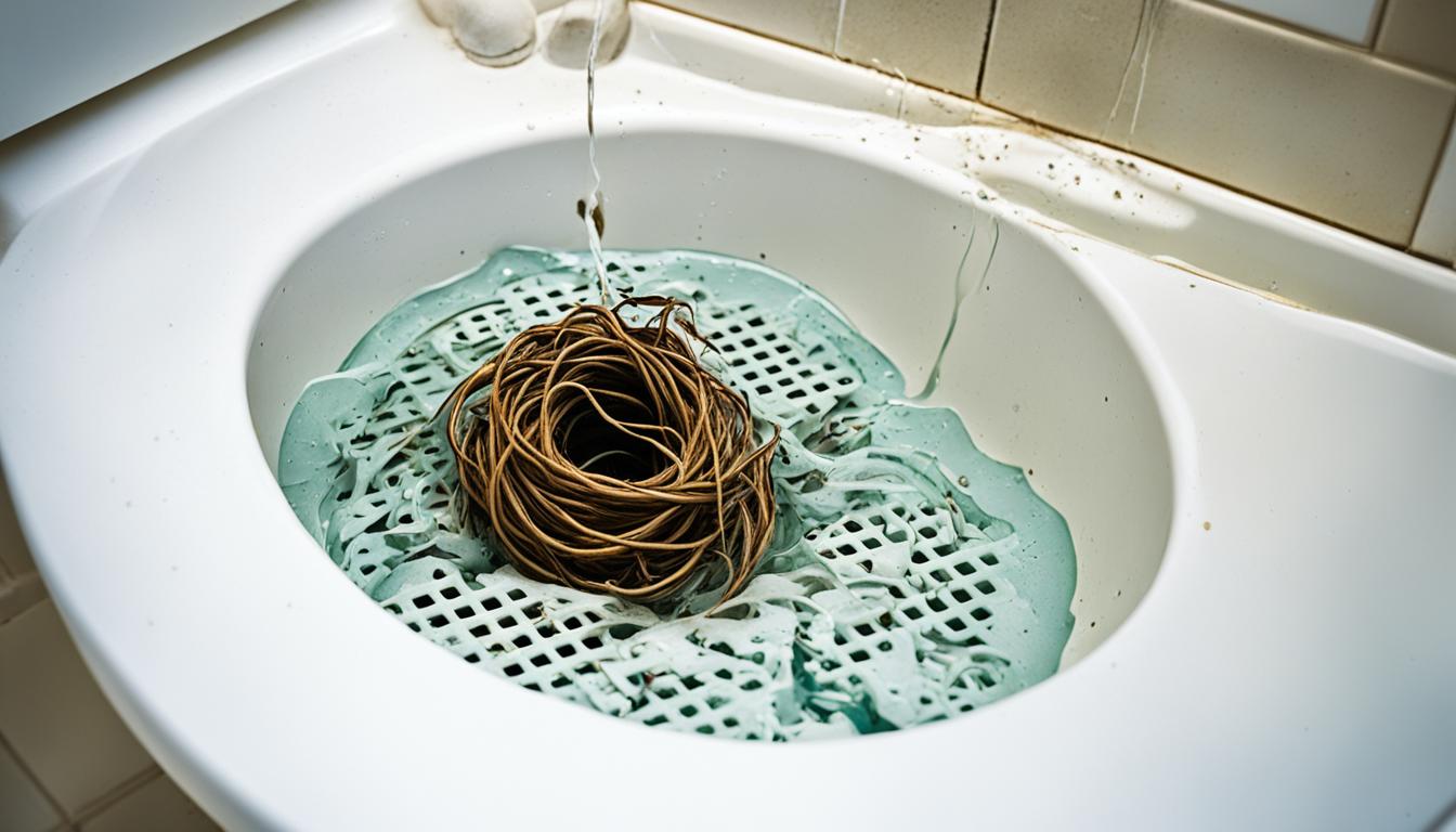 how to remove hair from drain