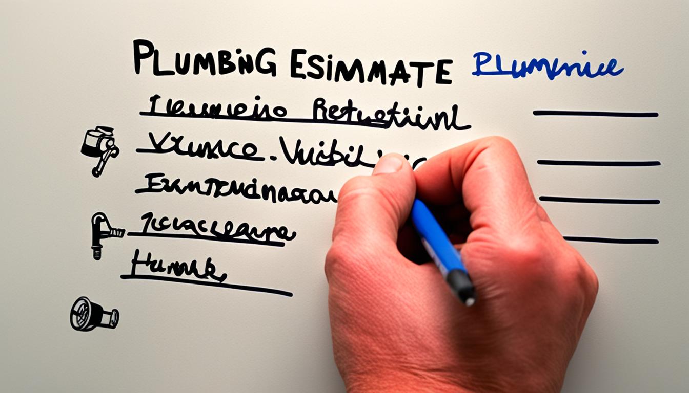 plumbing estimate