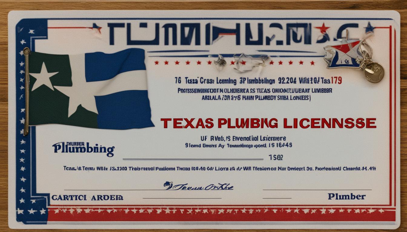 texas plumbing license