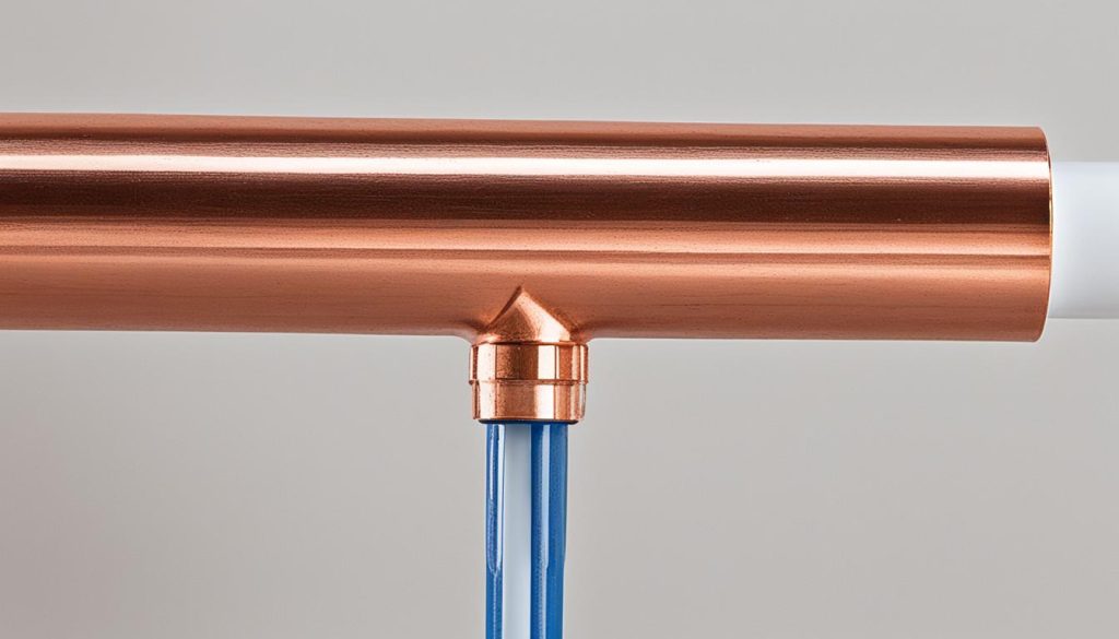 Connecting Copper Pipe to PVC with Push-Fit Fittings