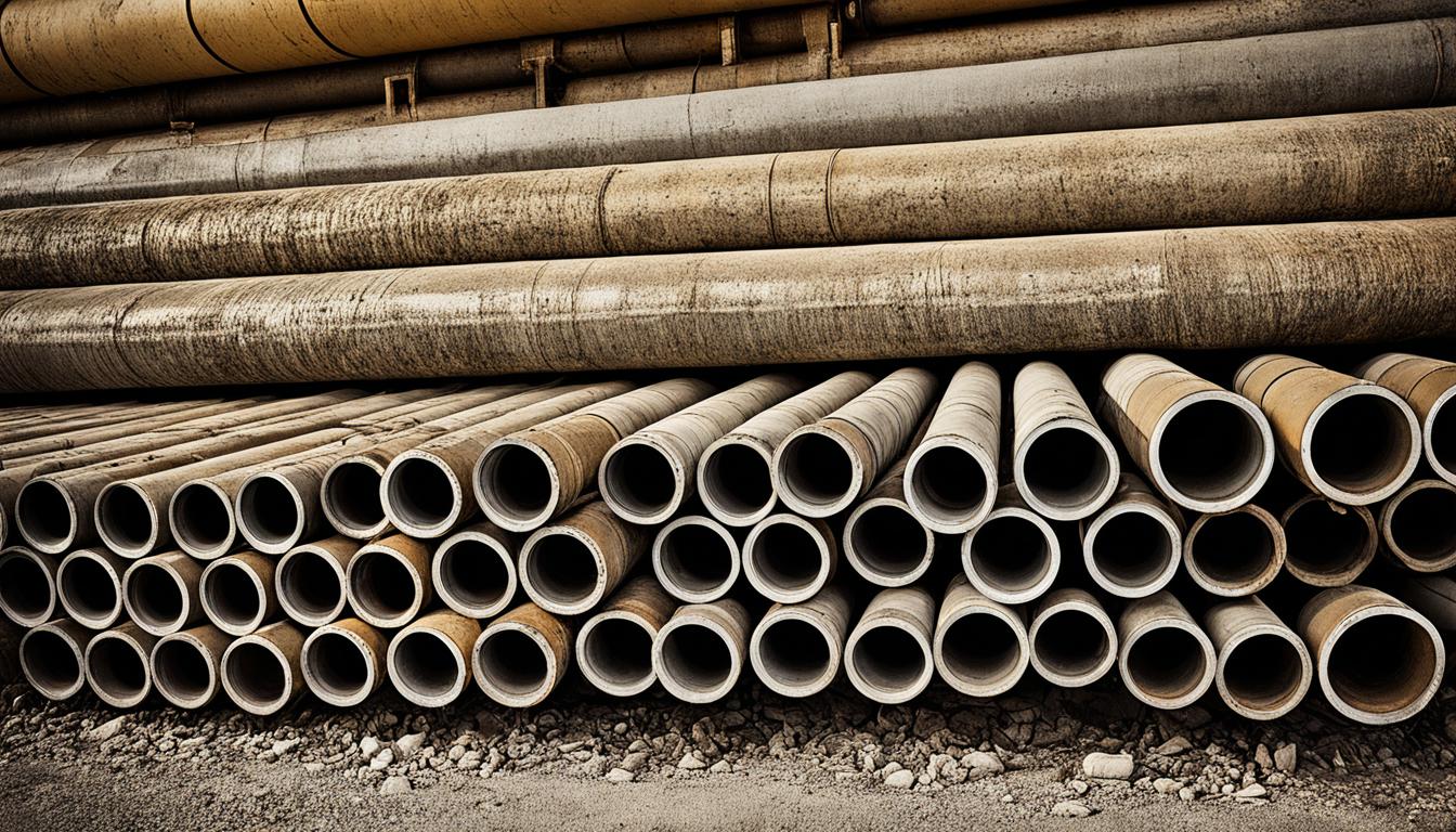asbestos wrapped pipes