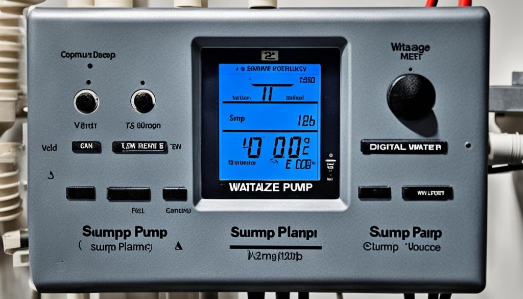 calculating sump pump electrical usage