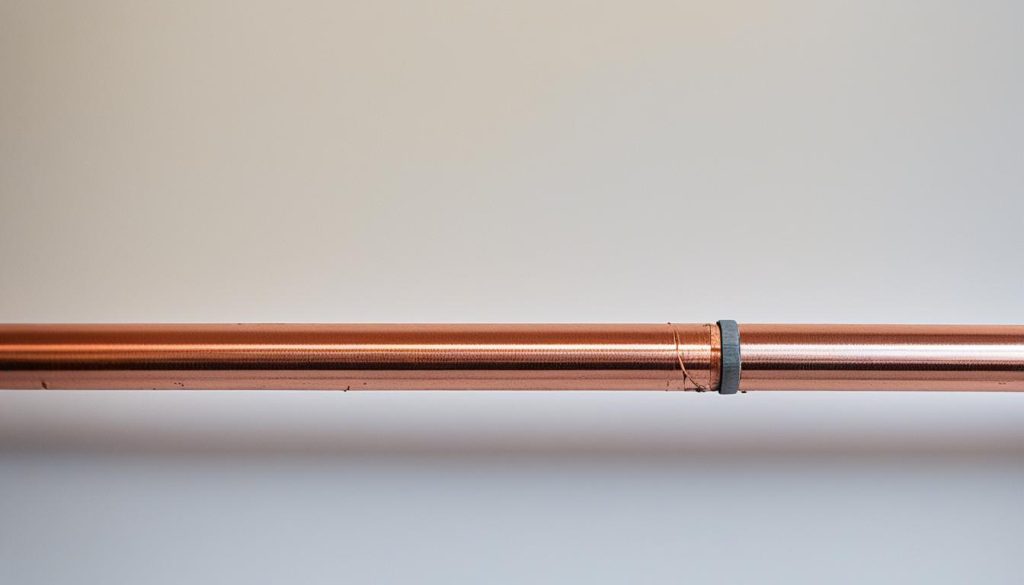 copper pipe installation