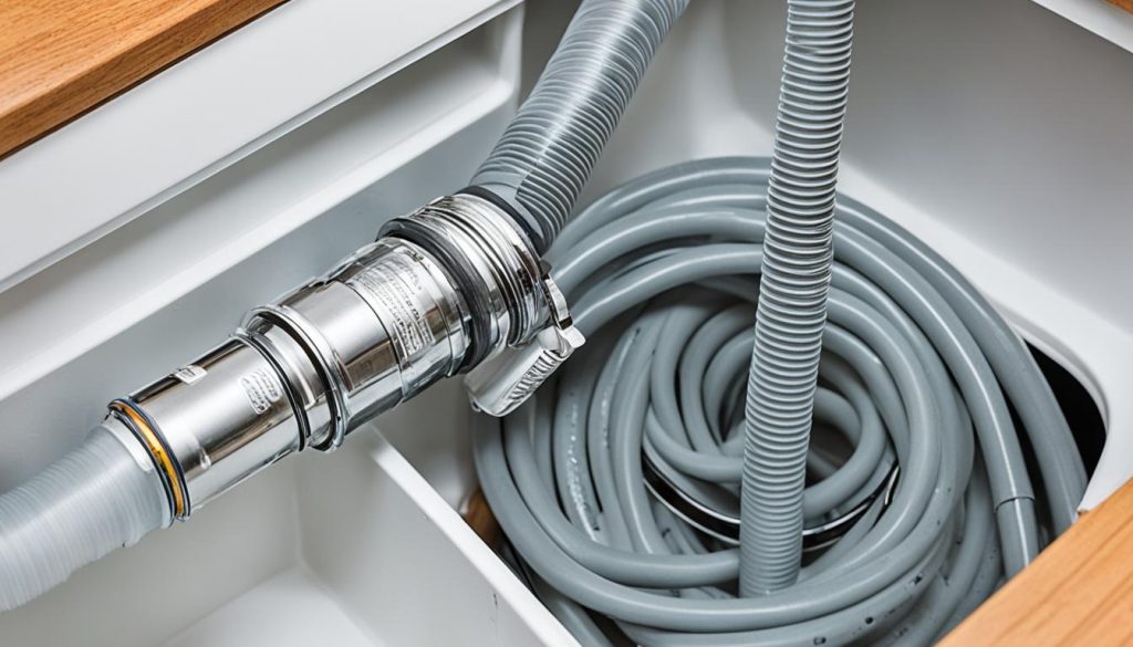 dishwasher drain hose