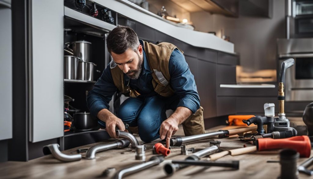 hiring a plumber for kitchen plumbing relocation