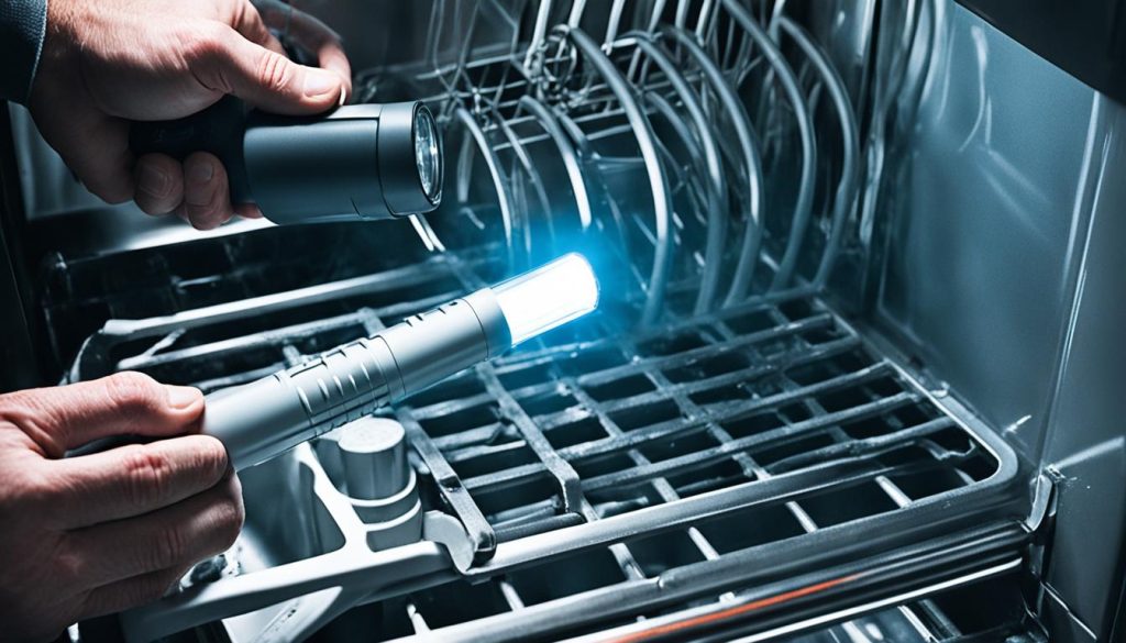 how to check dishwasher drain hose