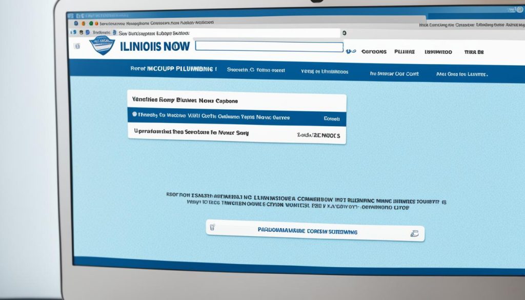 how to find Illinois plumbing license status