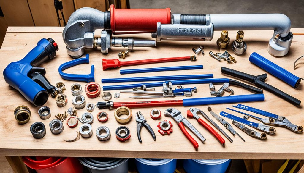plumbing materials for sheds