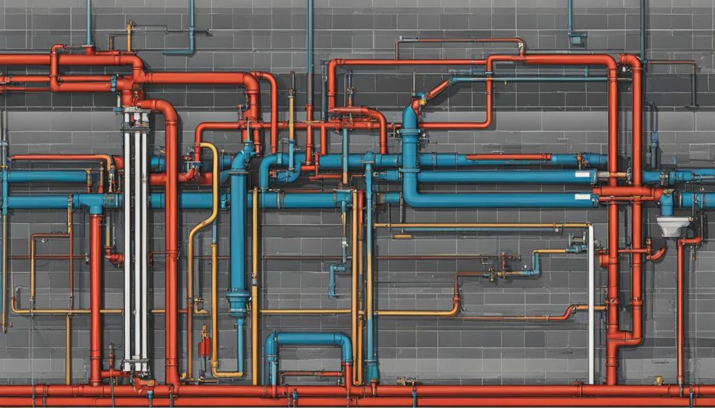plumbing riser diagram for stacks