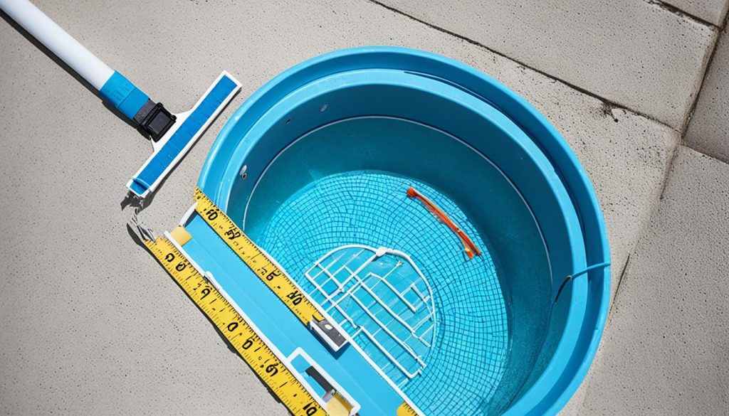 pool skimmer depth for winter draining