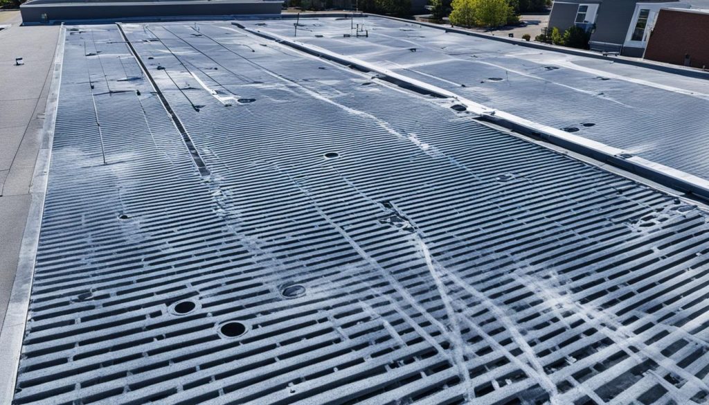 preventing ponding on flat roofs