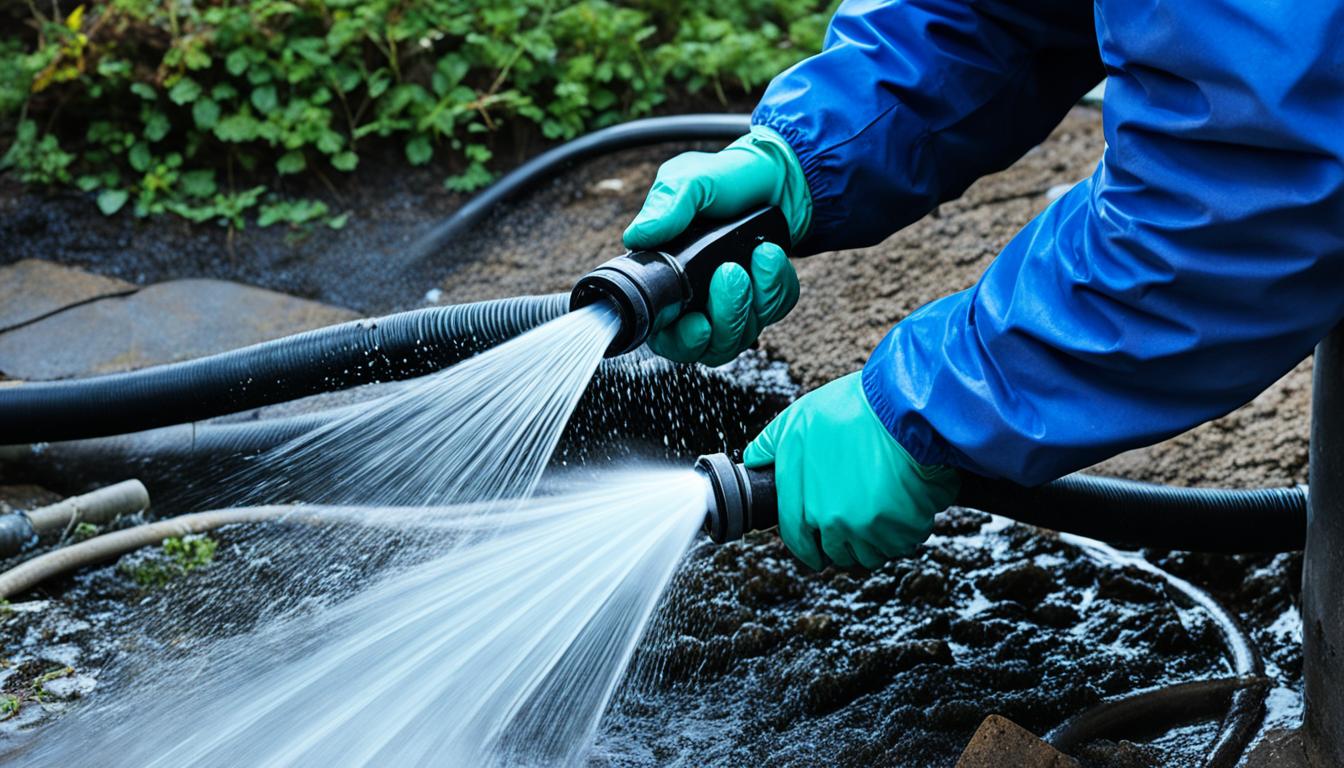 sewer pipe cleaning